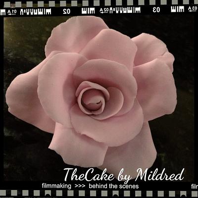 Rosa rosada / Pink rose - Cake by TheCake by Mildred