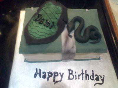 Slytherin Theme Cake - Cake by Julie @jmdvCREATIVE