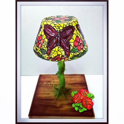 Stained Glass Lamp - Cake by Louis Ng