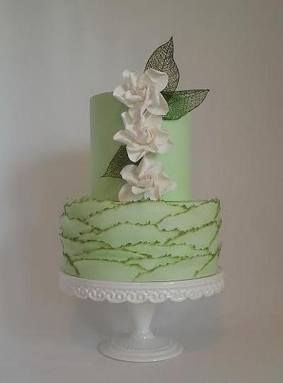 March Gardenias - Cake by Jeanne Winslow