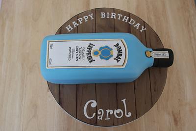 Bombay Sapphire Bottle - Cake by Cake & Crumbles(Emma Foster)