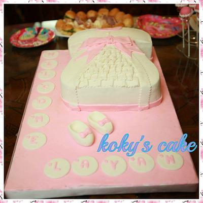 Dress cake - Cake by AsmaaNabeel