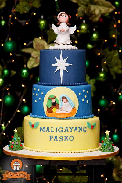 Nativity Christmas Cake - Cake by The Sweetery - by Diana