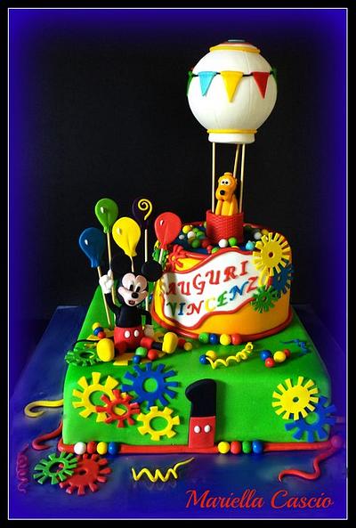 mickey mouse and pluto cake - Cake by Mariella Cascio