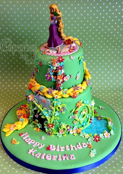 Rapunzel birthday cake - Cake by CupcakesbyLouise