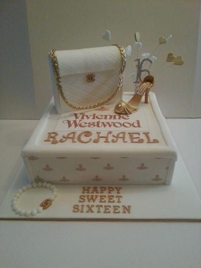 Vivienne westwood and Chanel cake - Cake by Topperscakes