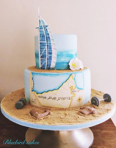 Dubai themed cake - Cake by Zoe Smith Bluebird-cakes