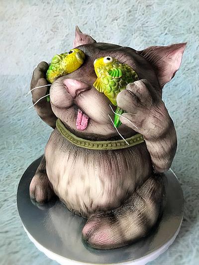 3D Cat cake - Cake by Julia