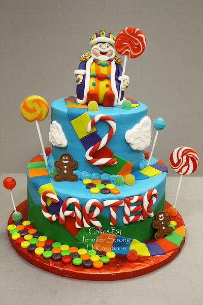 Candyland - Cake by Jennifer Strong