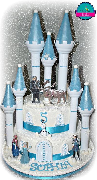 Frozen castle - Cake by Deb-beesdelights