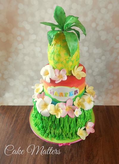 Hawaiian Hula birthday - Cake by CakeMatters