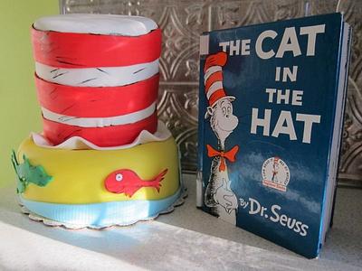 Cat In The Hat Cake - Cake by Janet