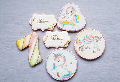 Unicorn cookie set - Cake by DDelev