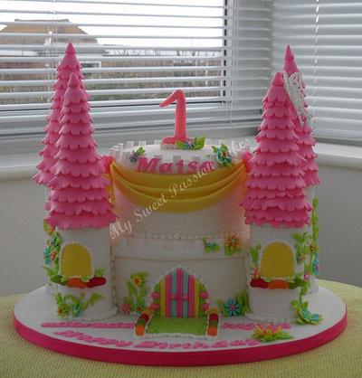 Castle Cake for 1st Birthday - Cake by Beata Khoo