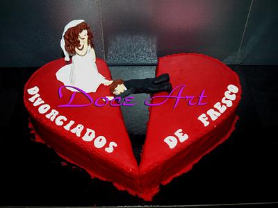 Divorce cake - Cake by Magda Martins - Doce Art