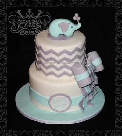 baby boy - Cake by Occasional Cakes
