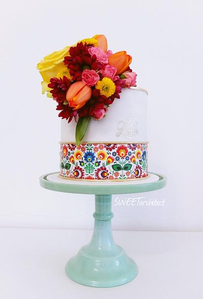 Folklore cake - Cake by SWEET architect
