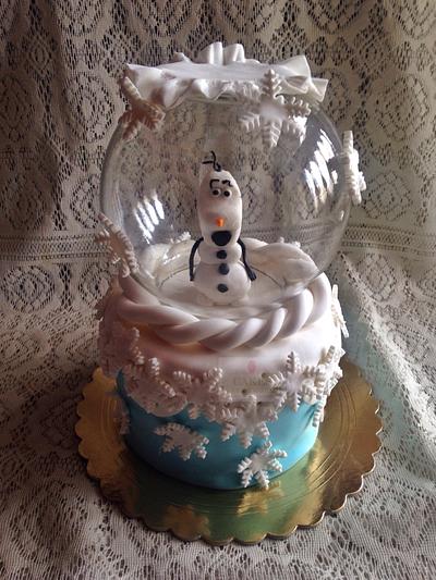 Snow Globe  - Cake by Nadine Makhani
