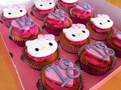 Hello Kitty Cupcakes - Cake by Sweet Treats of Cheshire