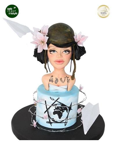 Give peace a change collaboration #3D cake # - Cake by Fidan Sarıkaya