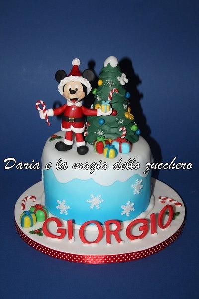Christmas Mickey Mouse cake - Cake by Daria Albanese