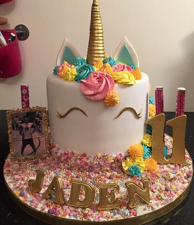 Unicorn cake - Cake by Donnajanecakes 