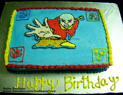 Avatar Aang Cake - Cake by tahiraimran