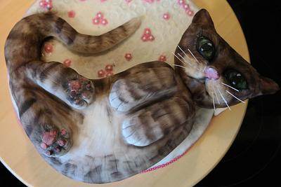 sweet cat - Cake by Tina