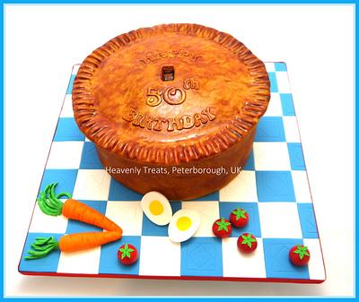 Pork Pie  - Cake by Heavenly Treats by Lulu