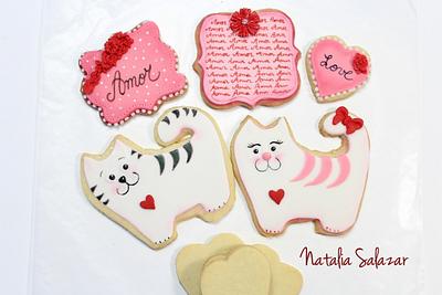 Vanilla fondant cookies - Cake by Natalia Salazar
