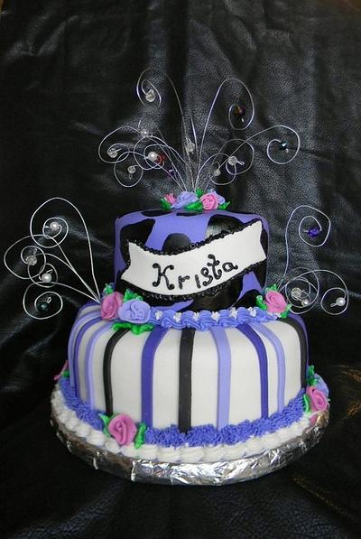 Bling for Krista - Cake by Donna Tokazowski- Cake Hatteras, Martinsburg WV
