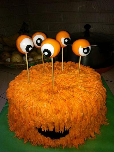 Alien monster cake - Cake by yael