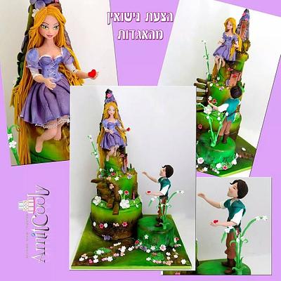 Rapunzel prince proposes marriage - Cake by Nili Limor 