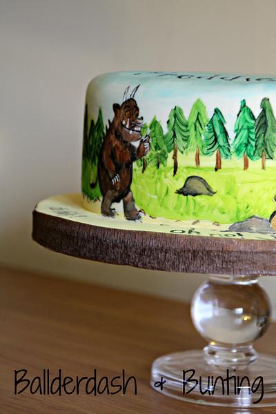 Oh help! Oh no! It's a gruffalo! - Cake by Ballderdash & Bunting