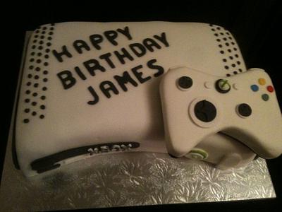 x box birthday cake - Cake by Swirly sweet