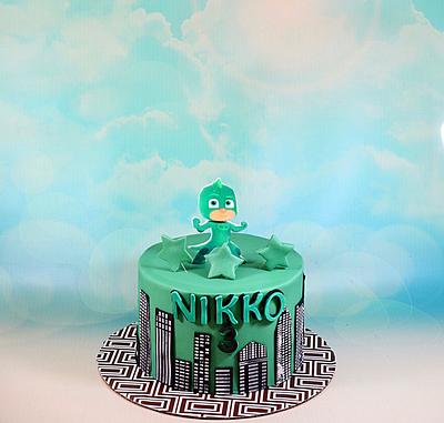 PJ masks gecko cake - Cake by soods