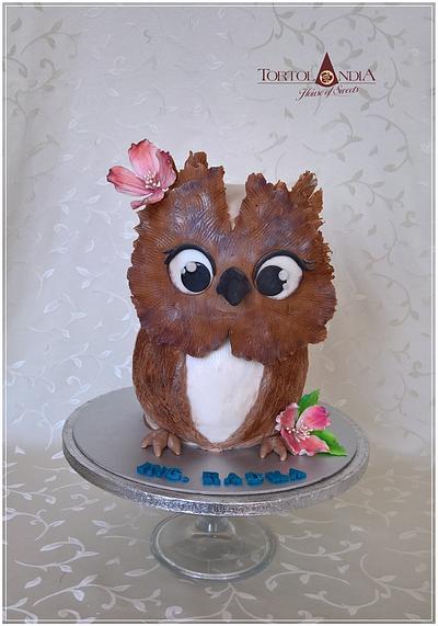 Sweet owl cake - Cake by Tortolandia