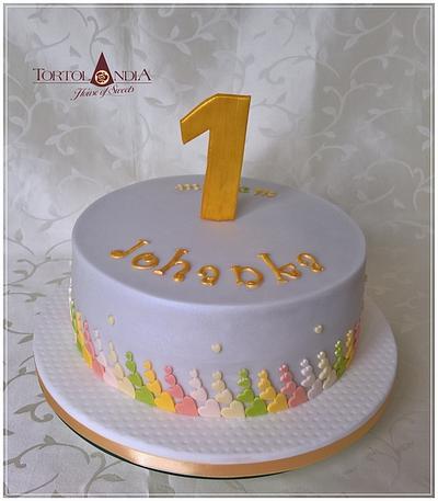 The first birthday - Cake by Tortolandia