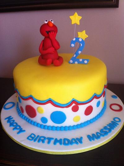 Elmo cake  - Cake by Bequisweetcakes