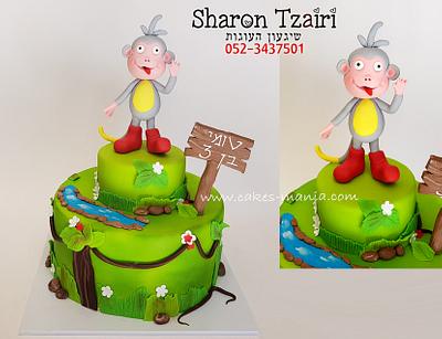 boots (dora) cake - Cake by sharon tzairi - cakes-mania