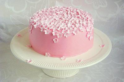 Little flower cake - Cake by verjaardagstaartenbestellen.nl by Linda