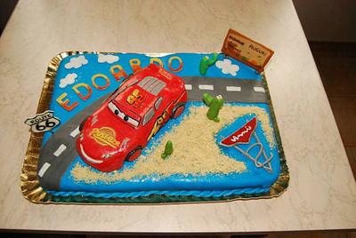Torta Cars Saetta Mcqueen - Cake by Sabrina Ferretti