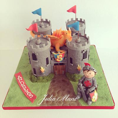A Knight's Castle Cake - Cake by Julia Marie Cakes