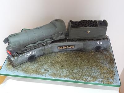 Flying Scotsman 60103 - Cake by Fifi's Cakes