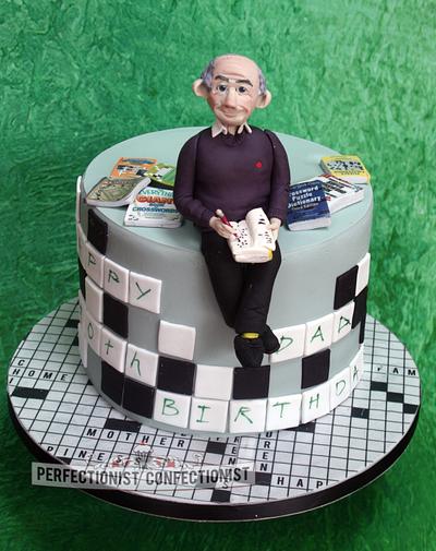 90 year old crossword fiend - Cake by Niamh Geraghty, Perfectionist Confectionist