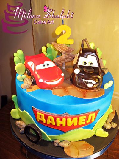 McQueen & Mater - Cake by Milena Shalabi