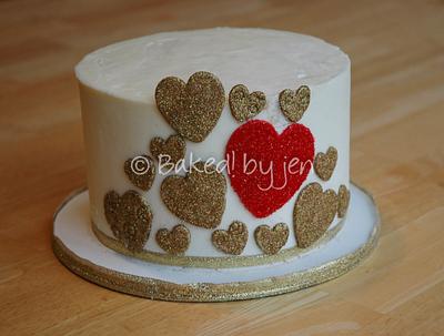 Golden Birthday Cake - Cake by Jen