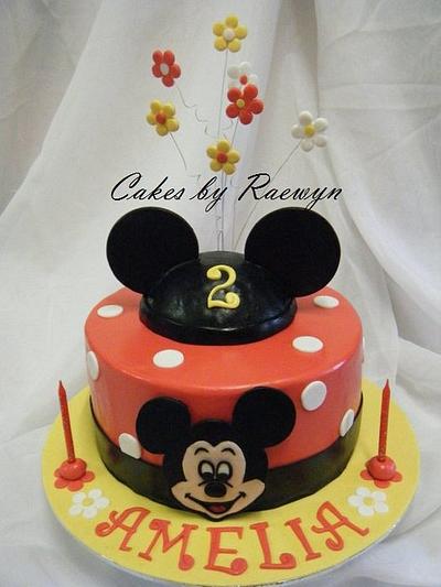 Amelias Mickey Mouse - Cake by Raewyn Read Cake Design