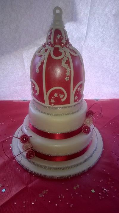 birdcage wedding cake - Cake by maggie thompson