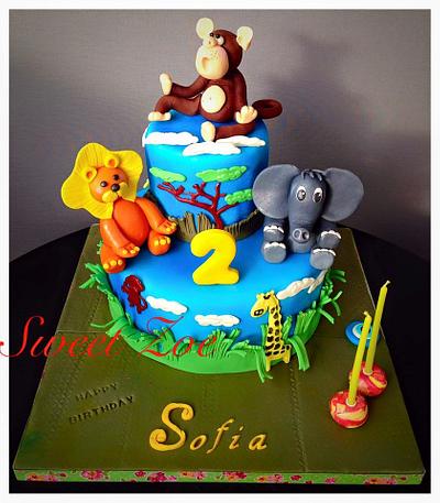 Jungle Cake - Cake by Dimitra Mylona - Sweet Zoe Cakes